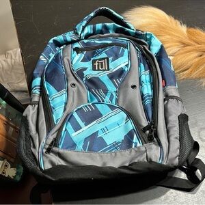 FUL Blue and Gray Men's Backpack